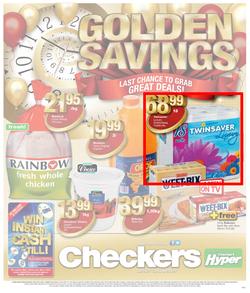 Checkers Western Cape : Golden savings (15 Jul - 21 Jul 2013), page 1
