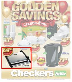 Checkers Western Cape : Golden Savings Celebration (15 Jul - 21 Jul 2013), page 1