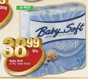 Baby Soft 2-Ply Toilet Rolls-9's
