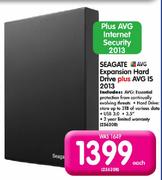 3TB Seagate Expansion Hard Drive Plus AVG IS 2013