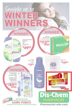 Dis-Chem : Snuggle Up to Winter Winners (Until 11 Aug 2013), page 1