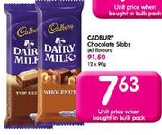 Cadbury Chocolate Slabs-90g