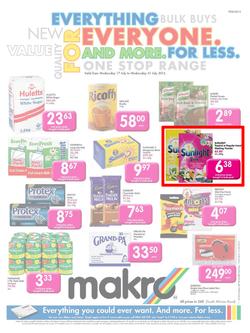 Makro Port Elizabeth : Food (17 Jul - 31 Jul 2013), page 1