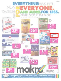 Makro KZN : Food (17 Jul - 31 Jul 2013), page 1