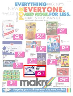Makro KZN : Food (17 Jul - 31 Jul 2013), page 1