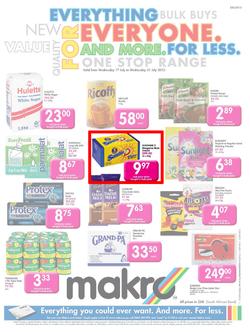 Makro Bloemfontein : Food (17 Jul - 31 Jul 2013), page 1