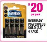 Eveready Power Plus Gold (AA)-4 Pack