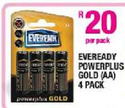 Eveready Powerplus Gold(AA)-4's Per Pack