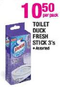 Toilet Duck Fresh Stick-3's Per Pack