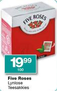 Five Roses Lynlose Teesakkies-100's