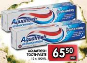 Aquafresh Toothpaste-12x100ml