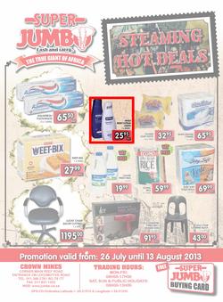 Jumbo Crown Mines : Steaming Hot Deals (26 Jul - 13 Aug 2013), page 1