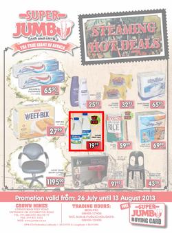 Jumbo Crown Mines : Steaming Hot Deals (26 Jul - 13 Aug 2013), page 1