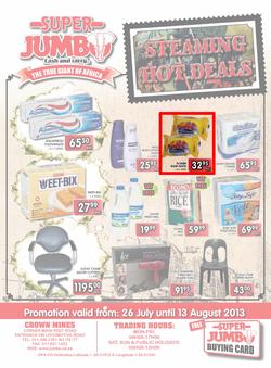 Jumbo Crown Mines : Steaming Hot Deals (26 Jul - 13 Aug 2013), page 1