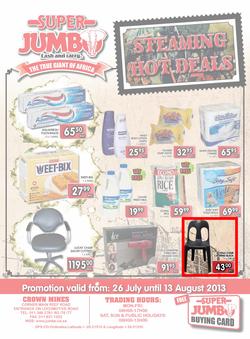 Jumbo Crown Mines : Steaming Hot Deals (26 Jul - 13 Aug 2013), page 1