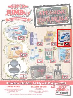 Jumbo Crown Mines : Steaming Hot Deals (26 Jul - 13 Aug 2013), page 1