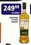 Speyburn 10 Year Whisky-750ml