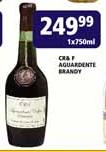 CR & F Aguardente Brandy-750ml