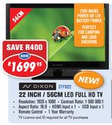 Dixon 22 Inch / 56cm LED Full HD TV (STY1022)