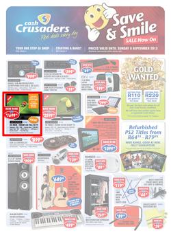 Cash Crusaders : Save & Smile, Sale Now On (20 Aug - 8 Sep 2013), page 1