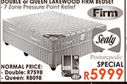 Sealy Double Or Queen Lakewood Firm Bedset