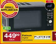 Platinum Digital Microwave-20Ltr