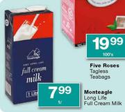 Monteagle Long Life Full Cream Milk-1Ltr