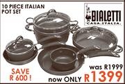 Bialetti 10 Piece Italian Pot Set