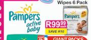 Pampers Wipes 6 Pack