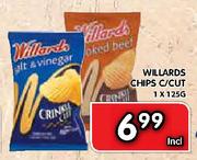 Willards Chips C/Cut-1 x 125g
