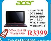 Acer Atom N455-Each