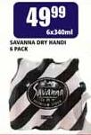 Savanna Dry Nandi-6 x 340ml