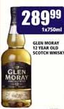 Glen Moray 12 Year Old Scotch Whisky-750ml