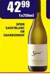 Spier Sauv/Blanc or Chardonnay-750ml Each