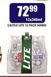 Castle Lite Nandi-12 x 340ml