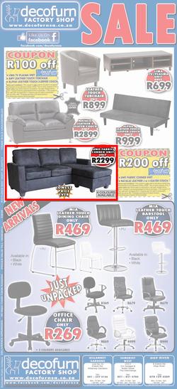 Decofurn Cape Town : Sale (Valid until 19 Aug 2013), page 1