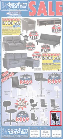 Decofurn Cape Town : Sale (Valid until 19 Aug 2013), page 1