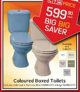 Coloured Boxed Toilets