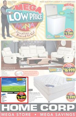 Home Corp : Mega Low Price Mania (19 Aug - 1 Sep 2013), page 1