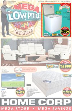 Home Corp : Mega Low Price Mania (19 Aug - 1 Sep 2013), page 1