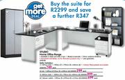 Studio Home Office Range Desk, Link, 3 Drawer Mobile