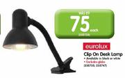 Eurolux Clip On Desk Lamp-Each
