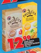 Bakers Provita Wholewheat / Multigrain Crispbread - 250g Each