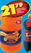 Brookes Oros Original Orange Squash Concentrate-2Ltr