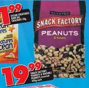 Snack Factory Peanuts & Raisins/Peanuts-450gm Each