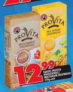 Bakers Provita Wholewheat/Multigrain Crispbread-250gm Each