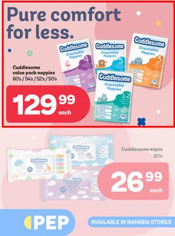 PEP Namibia : Pure Comfort For Less (26 April - 12 May 2024), page 1