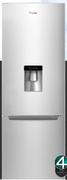 Hisense 299Ltr Fridge/Freezer+ Water Dispenser Metallic H299BME-WD