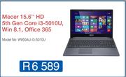 Mecer 15.6" HD Notebook W950AU-13-5010U