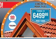 X-Yard Concrete Roof Tiles-Per 1000